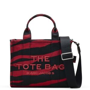 Marc Jacobs The Small Canvas Tote - Siren/Black Zebra Print